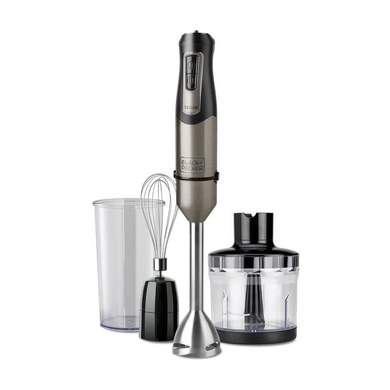 Frullatore ad Immersione 1200 W con Accessori – Black&Decker