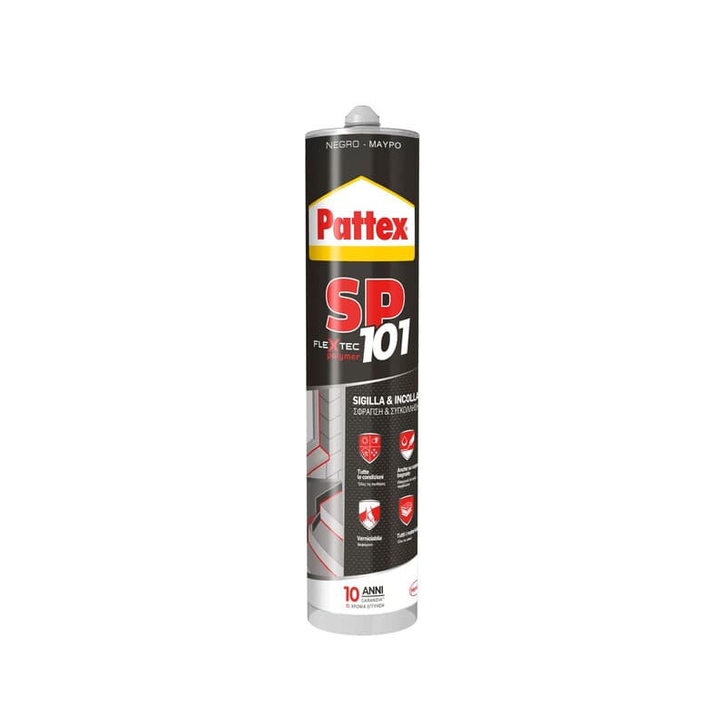 Silicone SP101 Nero 280 ml Cartuc Pattex - 2