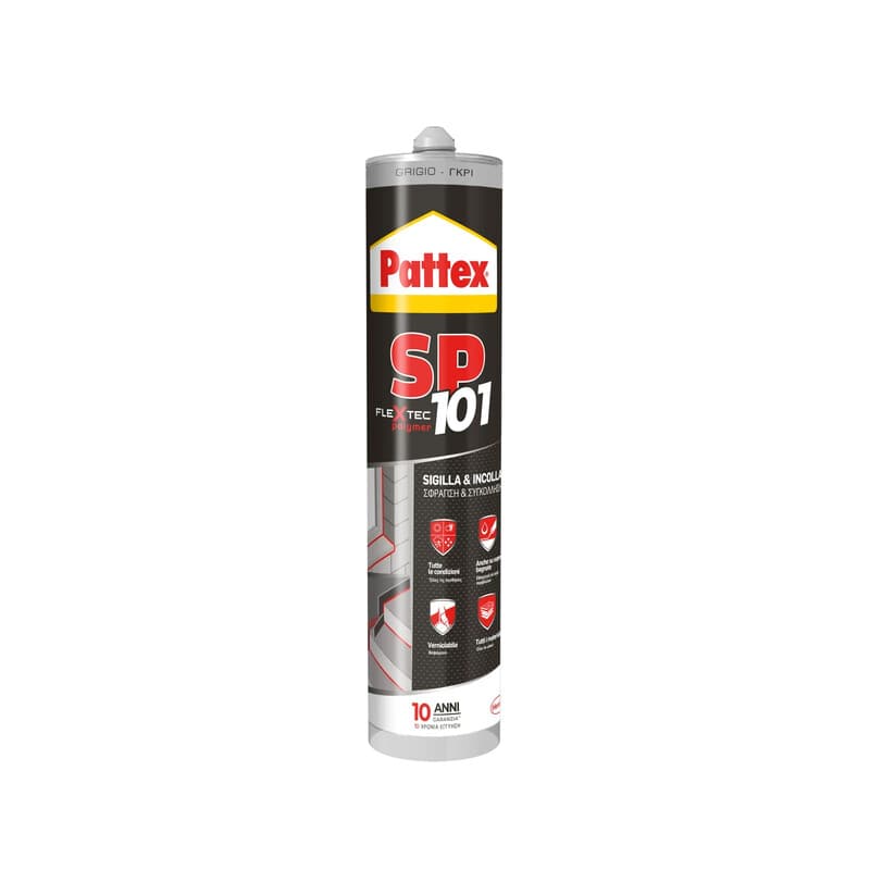 Silicone SP101 Grigio 280 ml Cartuc Pattex - 2