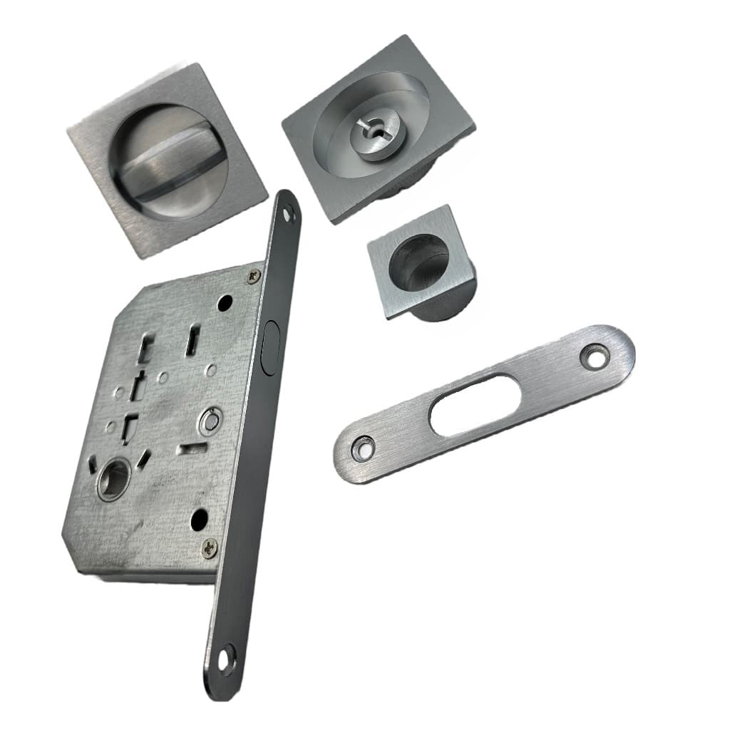 Kit Quadro Porta Scorr Nicchia 50 mm Crom Sat - 2