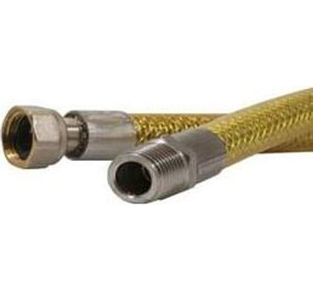 Tubo Flessibile per Gas 150 cm Mf 1/2 UNI14800 - 2