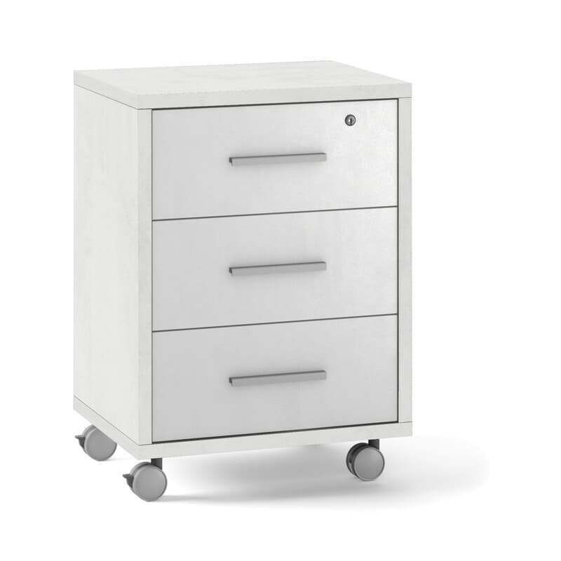 Cassettiera 3C 71 x 51 cm Ossido Ufficio Double - 2