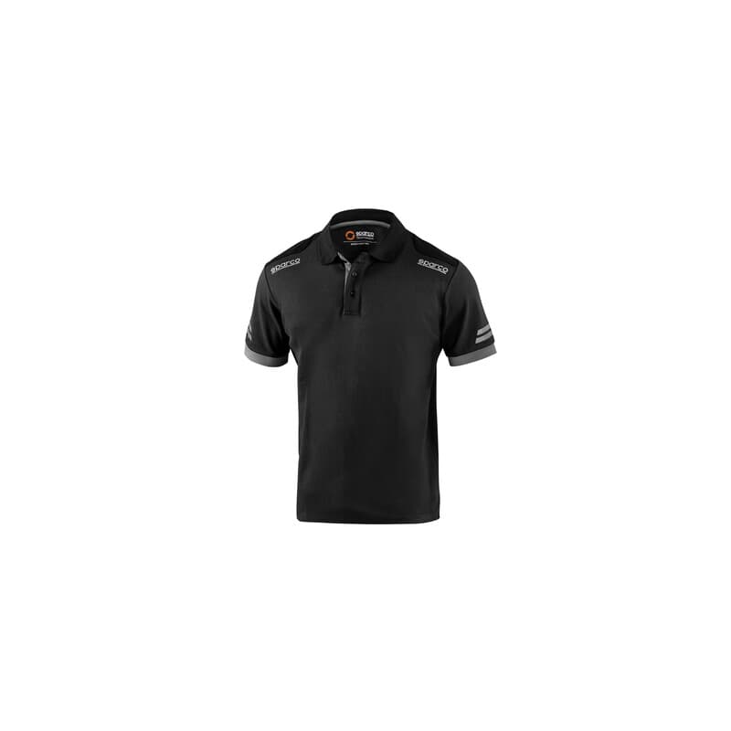Sparco Polo Toledo Black Grey Tg Xl - 2