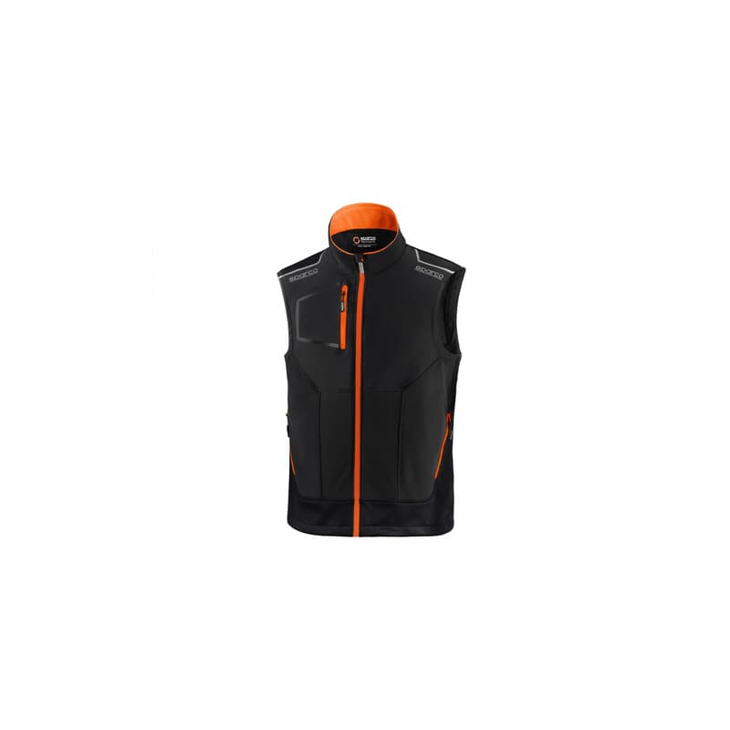 Sparco Gilet Illinois Black Orange Tg Xl - 2