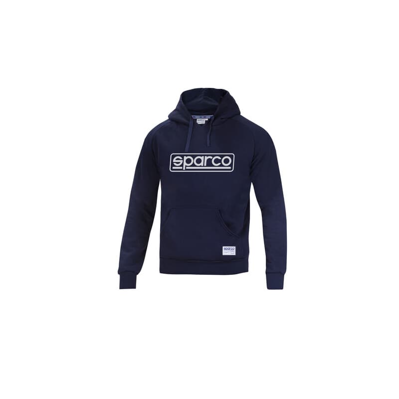 Sparco Felpa Hoodie Frame Blu Marine Tg S - 2