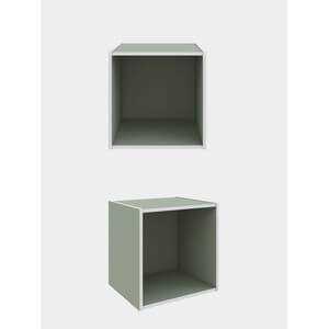 Cubo 35 x 35 x 29 cm Verde - 2