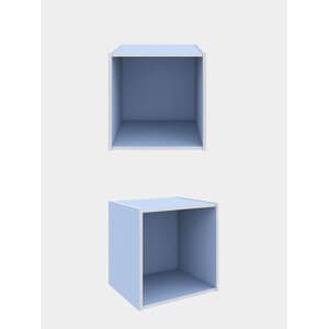 Cubo 35 x 35 x 29 cm Azzurro - 2