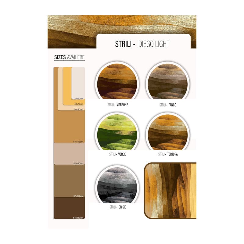 Tappeto Cucina Strili 25 x 60 cm Assortito 20 Pezzi - 2