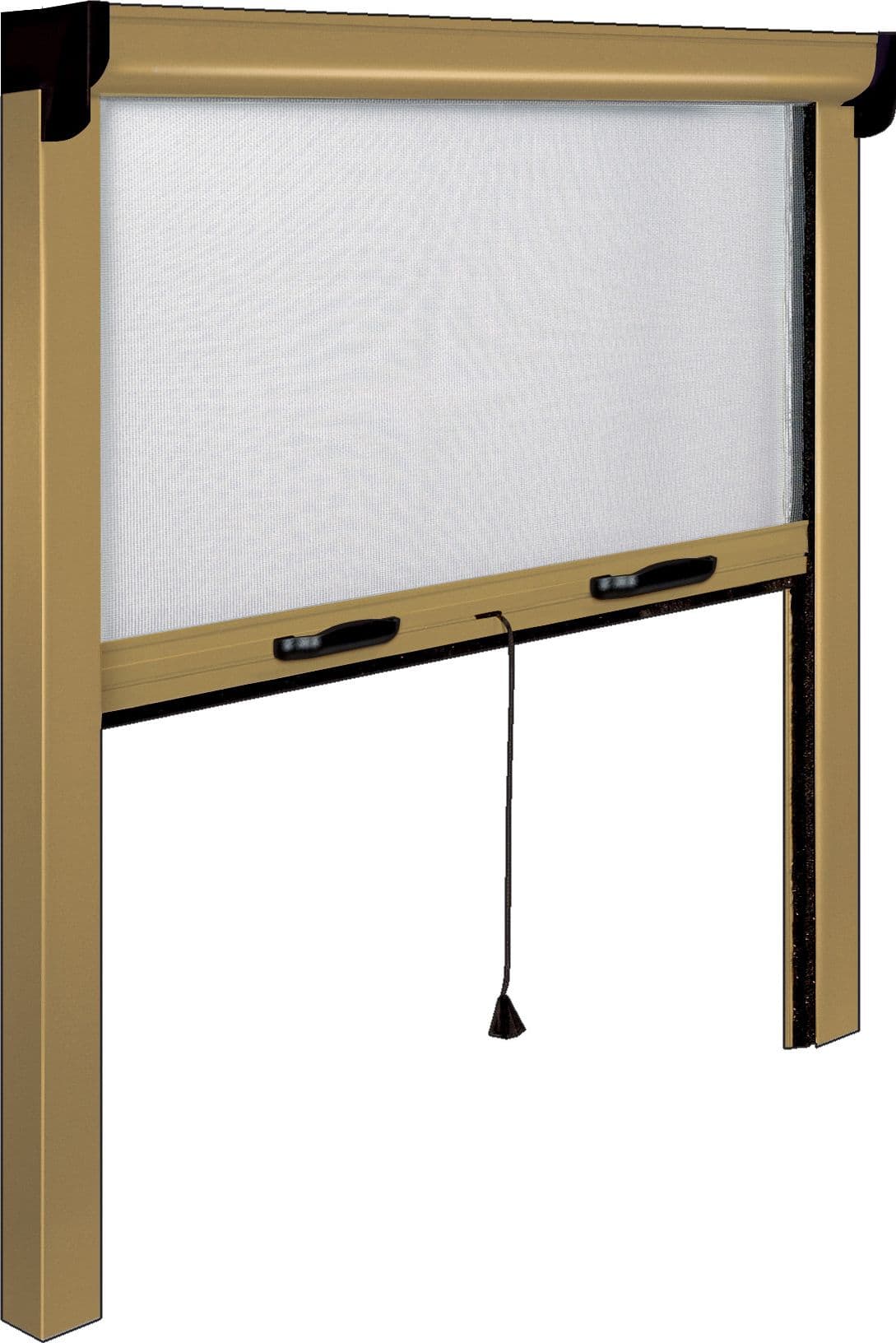Zanzariera Irs Opera 140 x 240 cm Vertic Bronzo - 2
