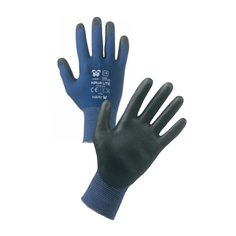 Guanti da Lavoro Nylon Poliuretano Ninja Lite Taglia 10 12 Paia - 2