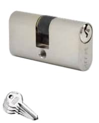 Cilindro Ovale 54 mm Nichel Wally 64 01NI 10 Pezzi - 2