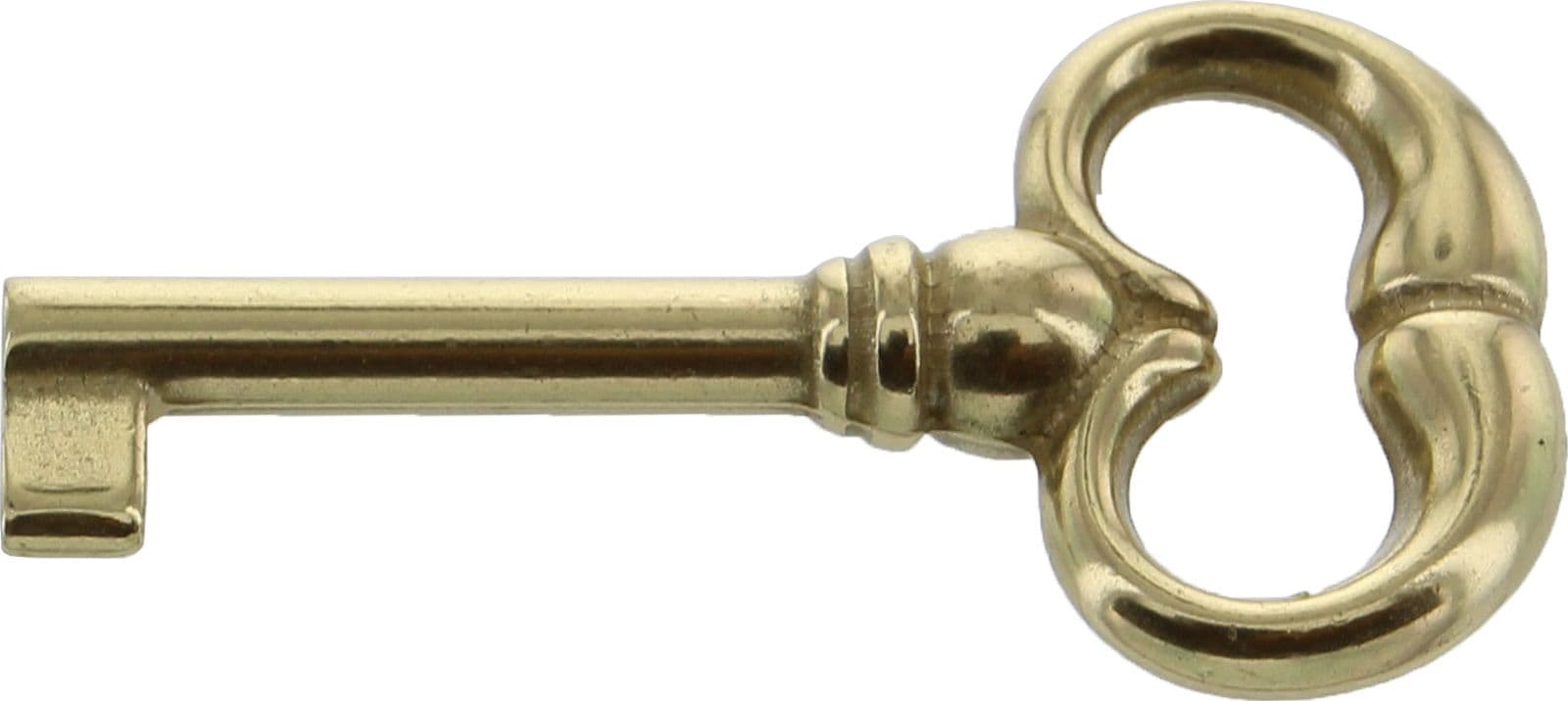 Chiave per Mobili 33730 Ottone Lucido Metal Style 5 Blister Bl 2 Pezzi - 2