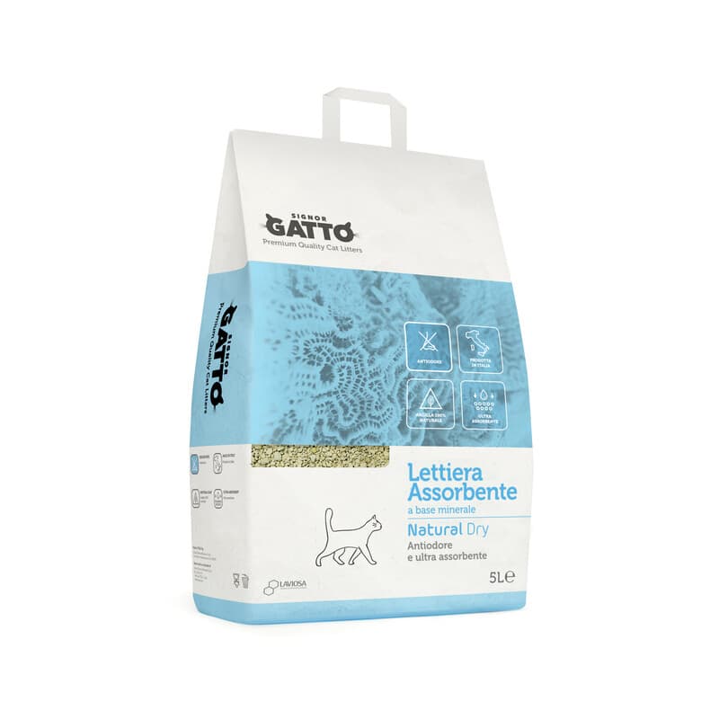 Lettiera Signor Gatto Natural Dry 5 l 4 Pezzi - 2