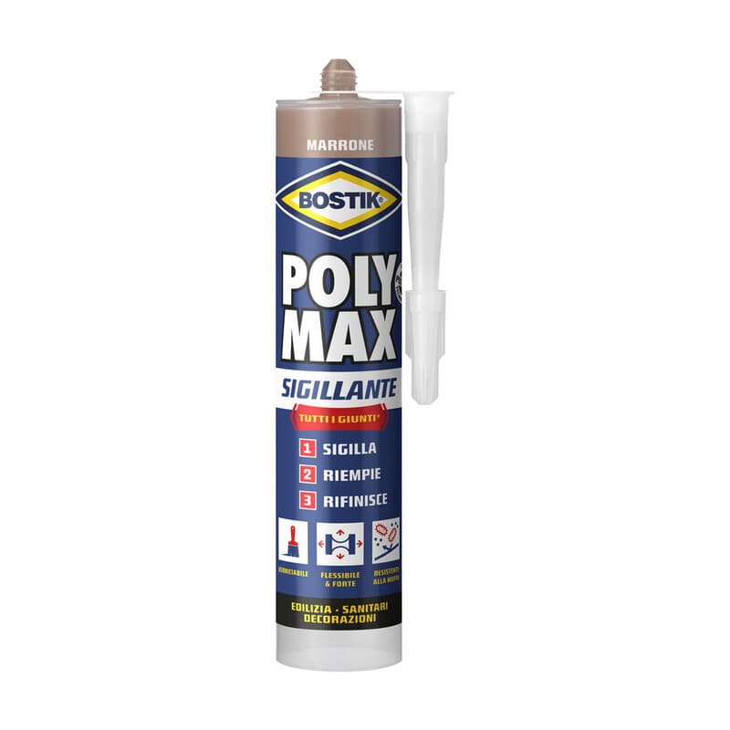 Bostik Polymax Sigillante 280 ml Marrone Cartuc