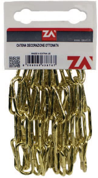 Catena Maglia Lunga Ritorta 2,5 mm 2,5 m Otton - 2