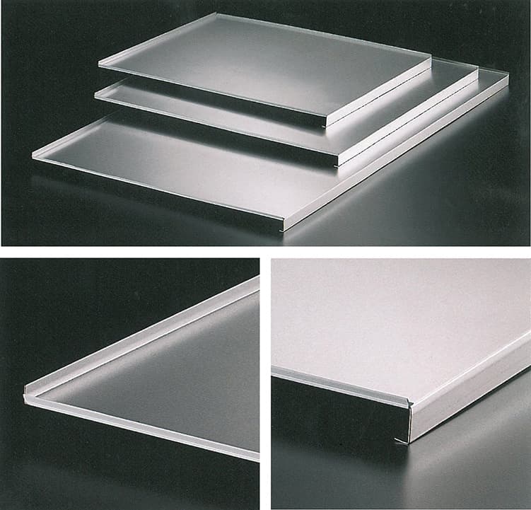 Sottolavello Alluminio per Cucina 864 x 510 x 18 mm 10 Pezzi - 2