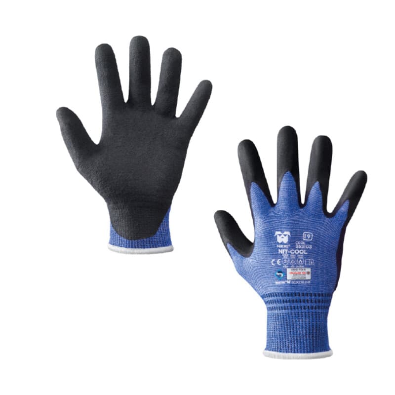 Guanti da Lavoro Invernali Acrilico Nitrile Nit Cool Taglia 10 12 Paia - 2