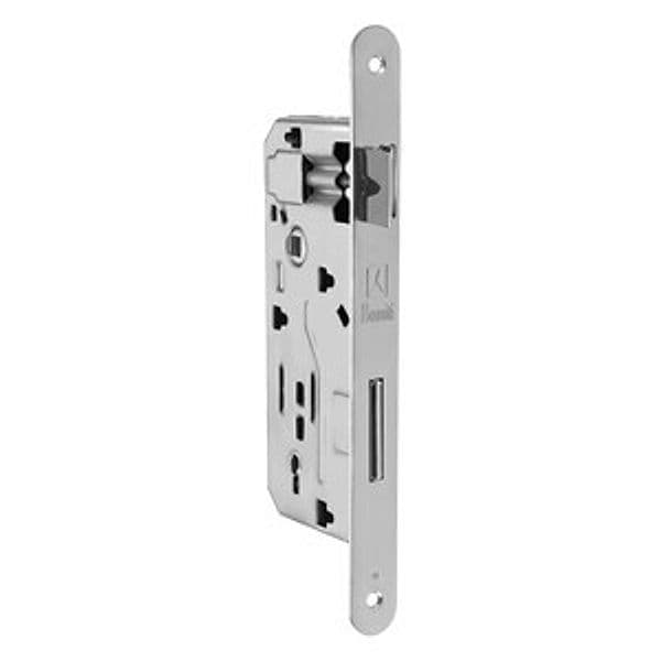 Serratura Q.8 x 90 Nichel 50 B. Tondo S Gaccia Patent 5 Pezzi - 2