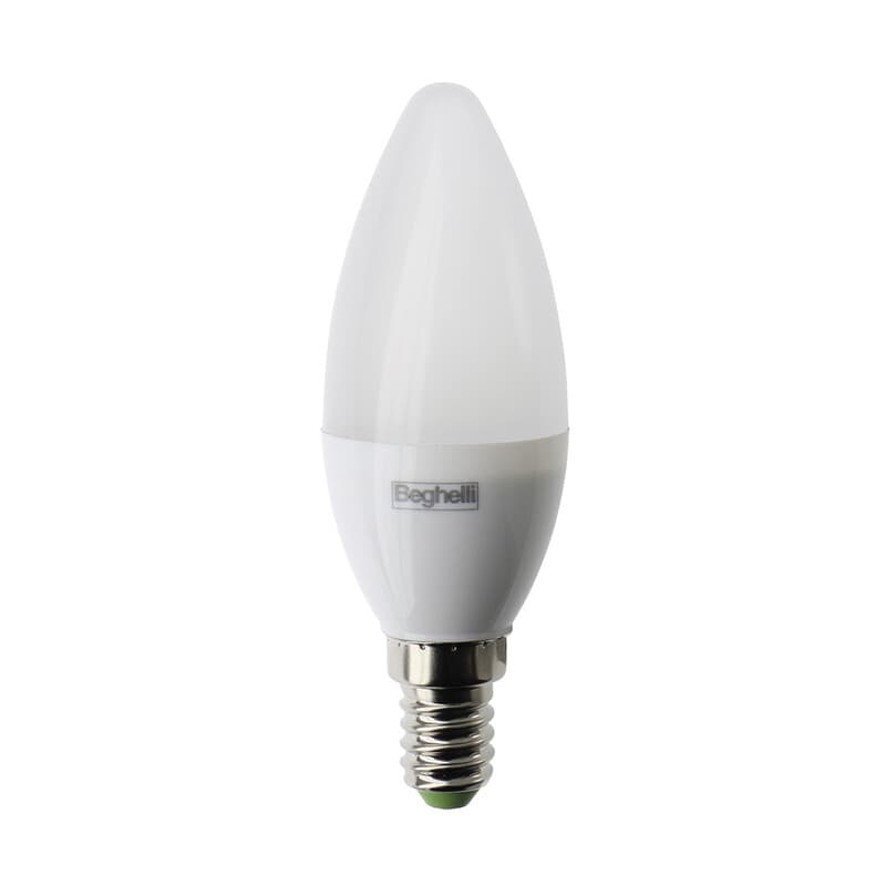 Beghelli LED Oliva E14 5W 56825 Calda 3000K Plast 10 Pezzi – Idroweb