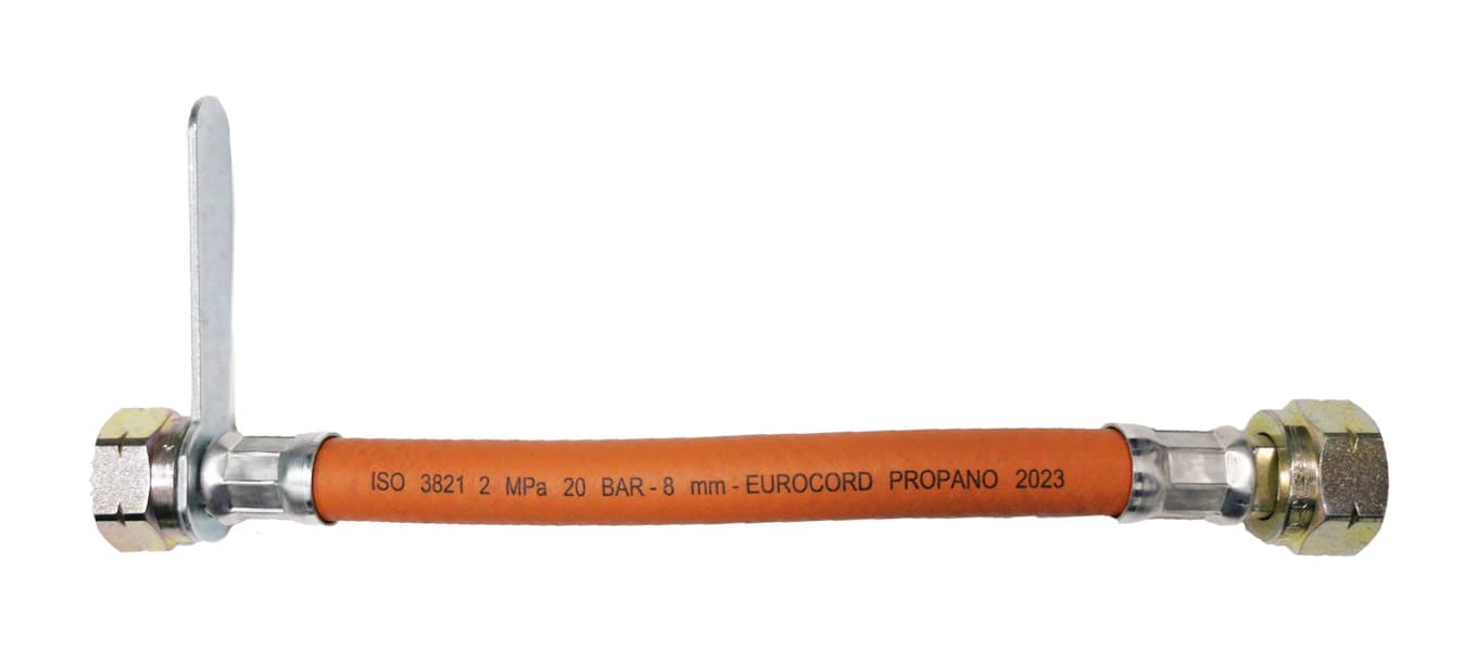 Flessibile per Centraline Gomma 100 cm F.f.½ Gas 6 Pezzi - 2