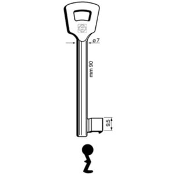 Chiavi Silca Patent 5NFHL Zama 5 Pezzi - 2
