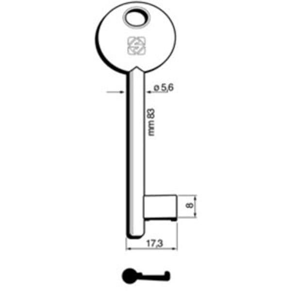 Chiavi Silca Patent Bonaiti Pari 6P3D Bz 5 Pezzi - 2