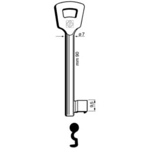 Chiavi Silca Patent NFH4L Olc 5 Pezzi - 2