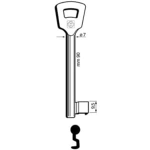 Chiavi Silca Patent NFH2L Olc 5 Pezzi - 2
