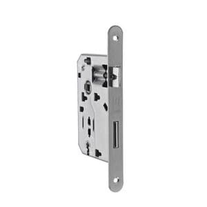 Serratura Q.8 x 70 Nichel 45 B. Tondo S Gaccia Patent 5 Pezzi - 2