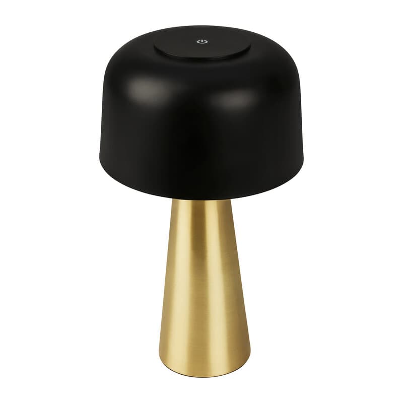 Lampada da Tavolo BT10005 Batt Ricaric Nero Oro – Idroweb