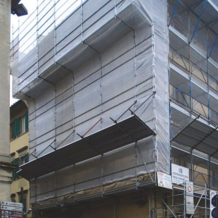 Rete per Ponteggi con Asole 1,8 x 25 m Bianco – Idroweb
