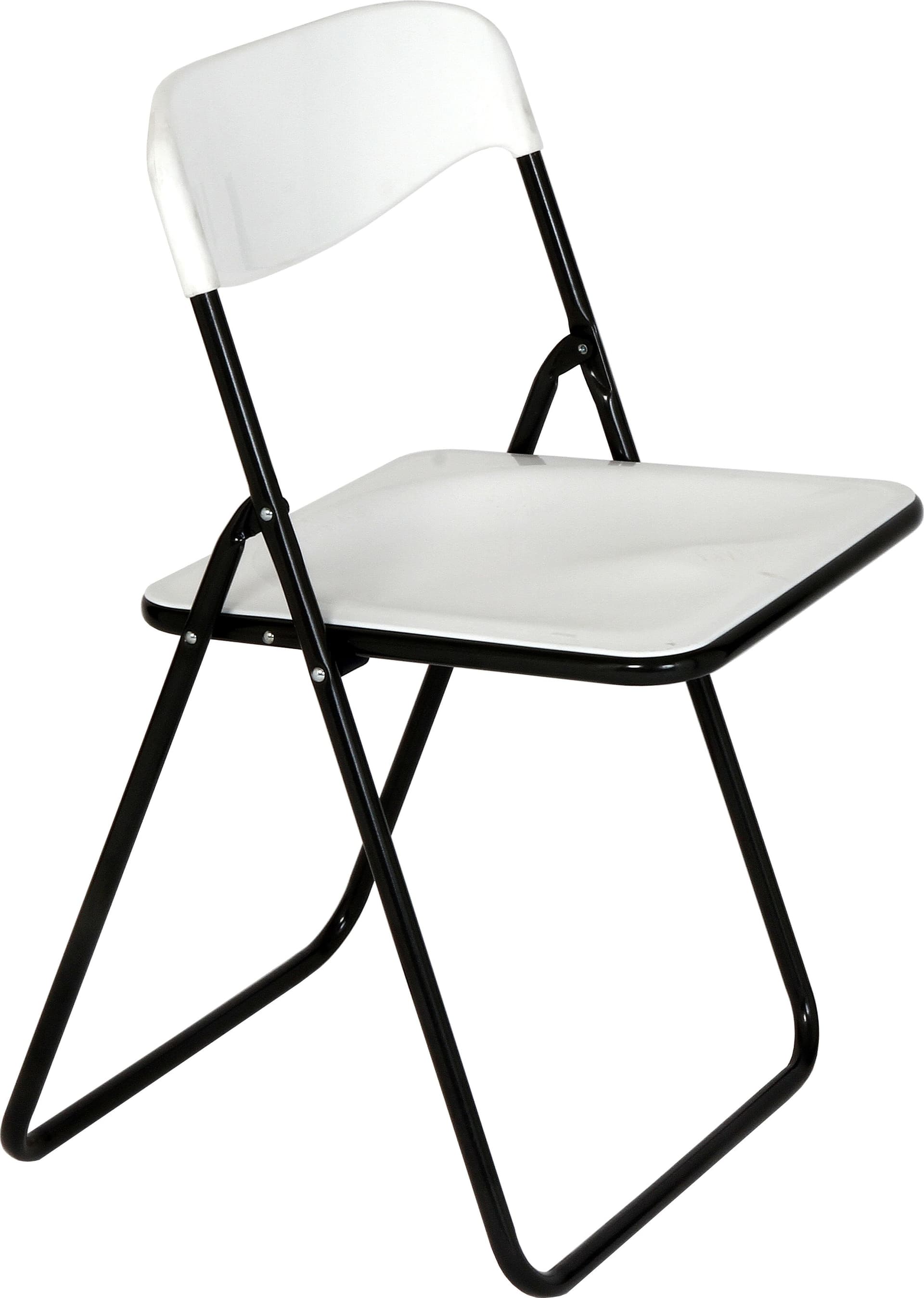 Sedia Pieghevole Poker Bianco - 2