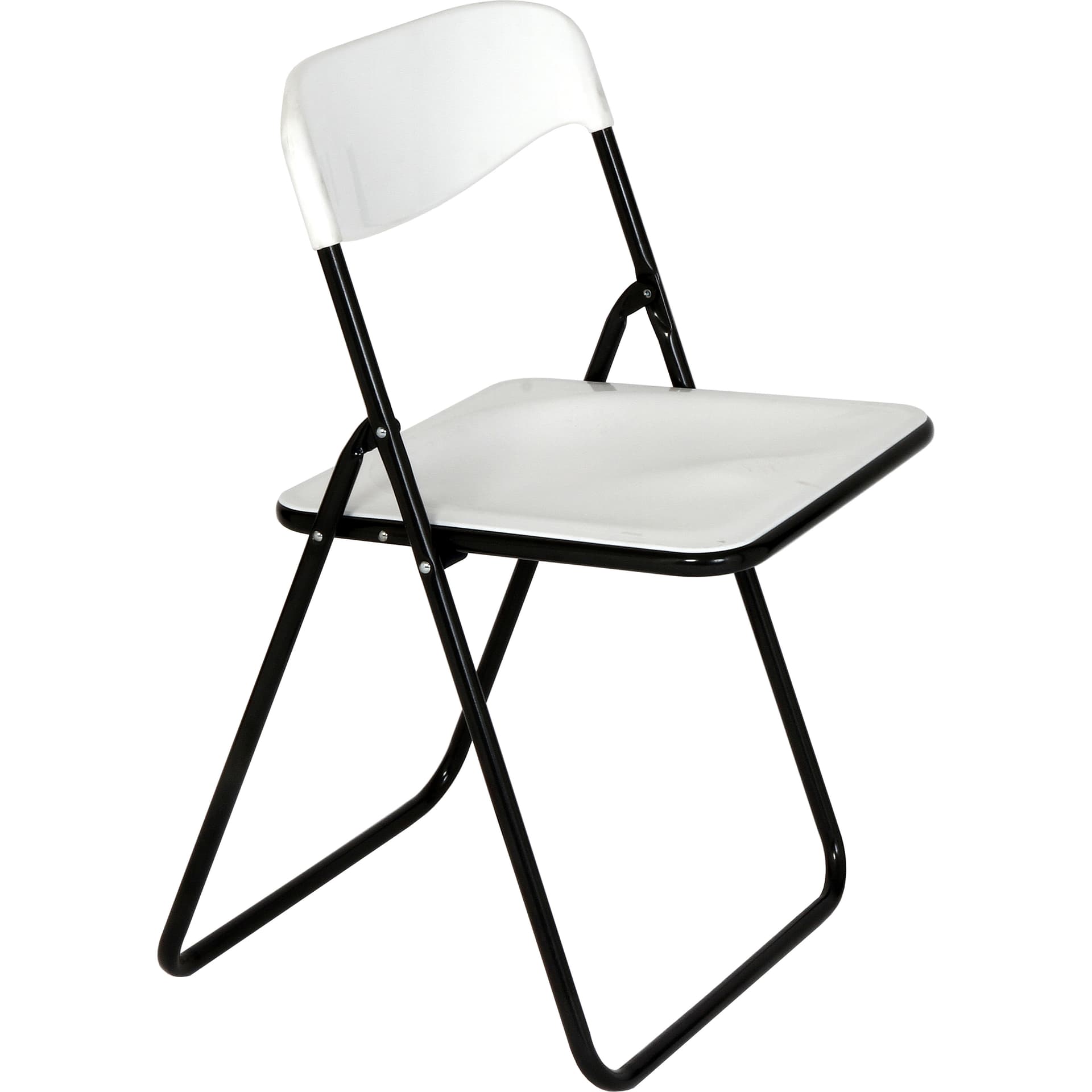 Sedia Pieghevole Poker Bianco - 2