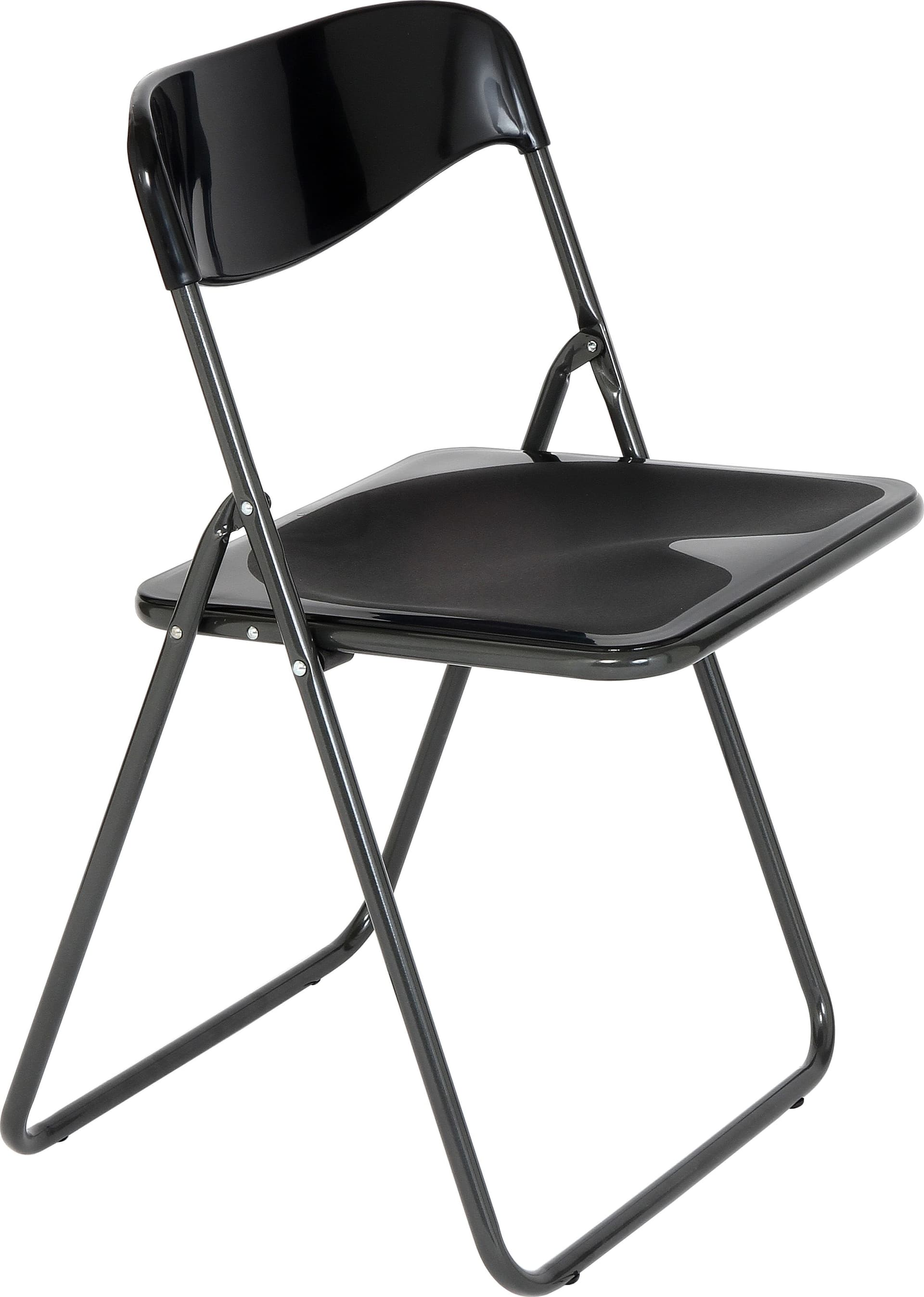 Sedia Pieghevole Poker Nero - 2