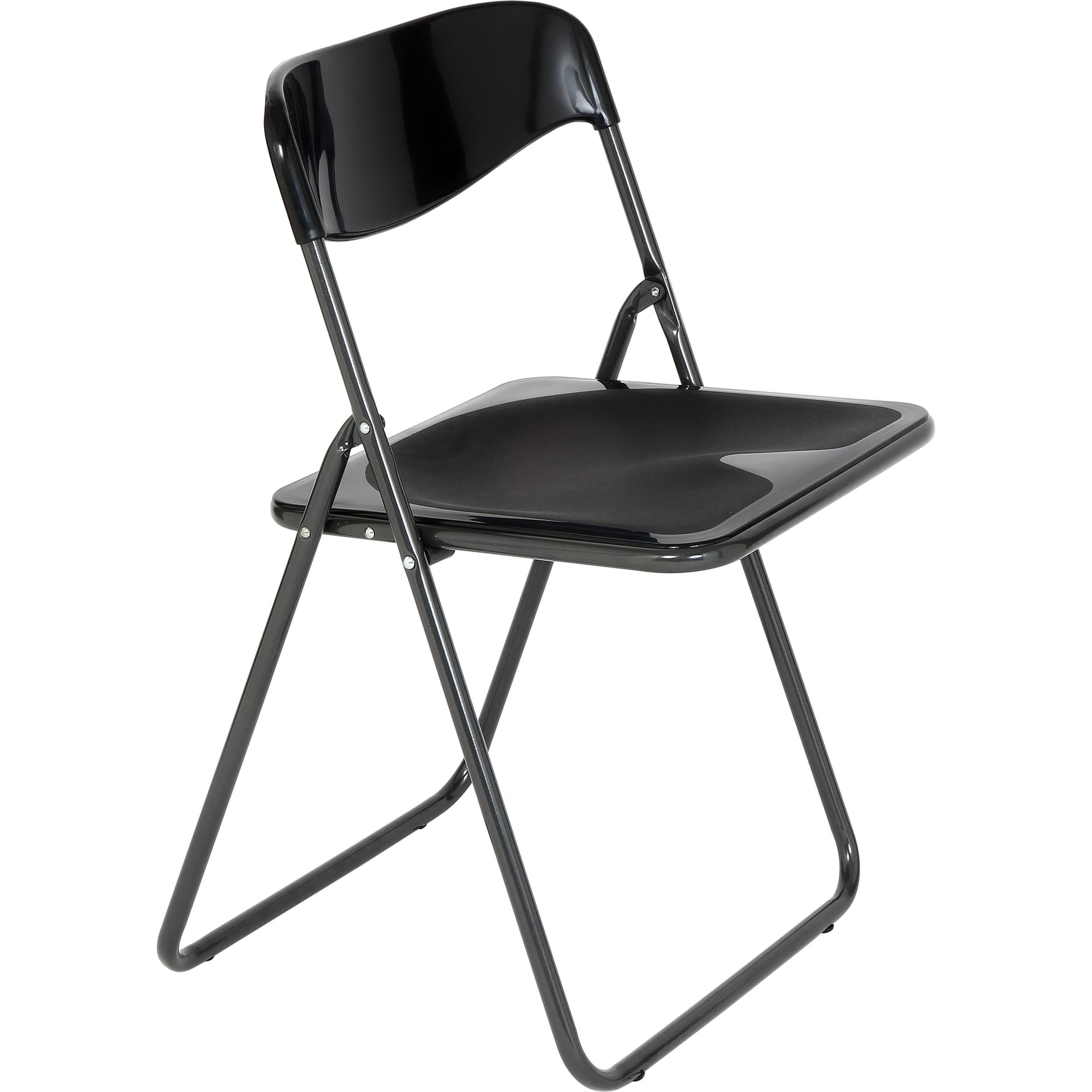 Sedia Pieghevole Poker Nero - 2