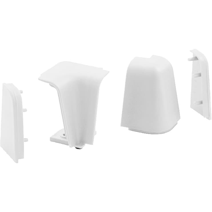 Kit per Alzatina Bombata Bianco - 2