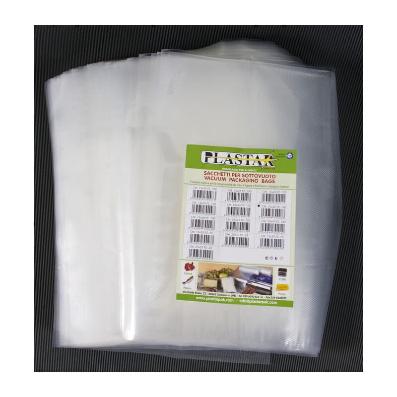 Busta Goffrata 40 x 60 cm per Sottovuoto 100 Pezzi - 2