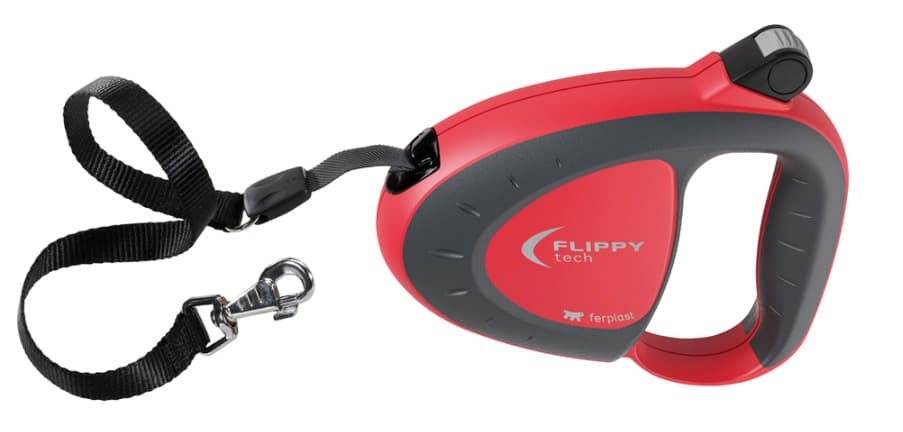 Guinzaglio per Cani Flippy One Tape Medium Rosso Ferplast - 2