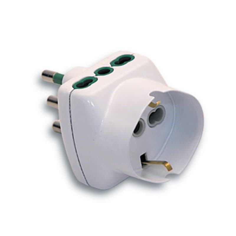 FME 82.240 ADATTATORE 16A 2P+T 2 PRESE BIPAS SCHU- FANTON- 1,0 pz - 2