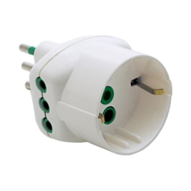 FME 87.210 BL ADATTATATORE 10A 2P+T + SCHUKO *- FANTON- 1,0 pz - 2