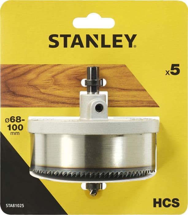 Piranha Stanley STA81025 X81025 5 Seghe a Tazza H 30