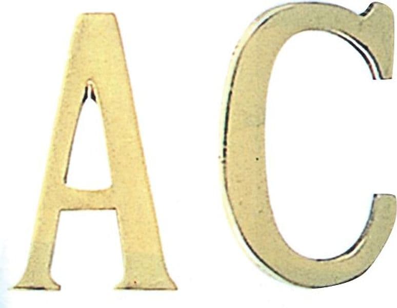 Lettera C in Ottone 75 cm 10 Pezzi - 2
