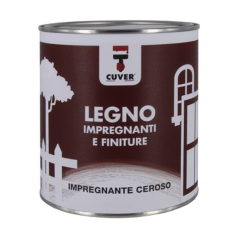 Impregnante Ceroso Cuver 0,750 l Noce Ch Y02 Colorificio I.co.ri.p 6 Pezzi - 2