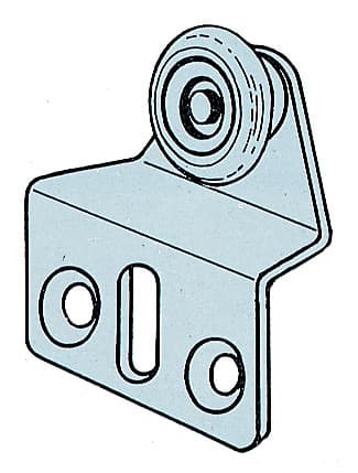 123 Carrello con Ruota D 15 mm Portata 8 kg* Omge 50 Pezzi - 2