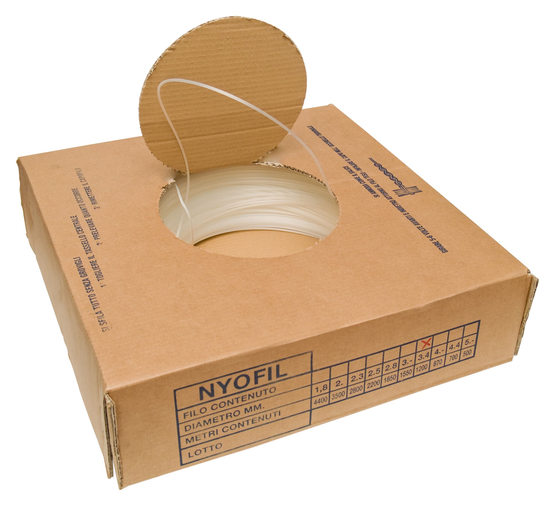 Filo Stendibiancheria Nyofil Nylon Special Ø 4 mm Agp 12,0 kg - 2