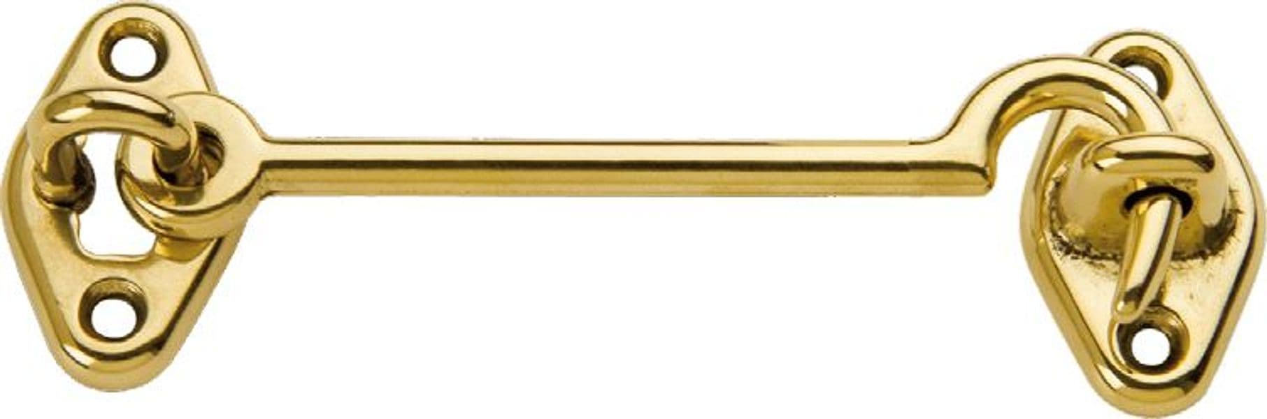 Gancio Fermafinestra Ottone Lucido 100 mm** 25 Pezzi - 2