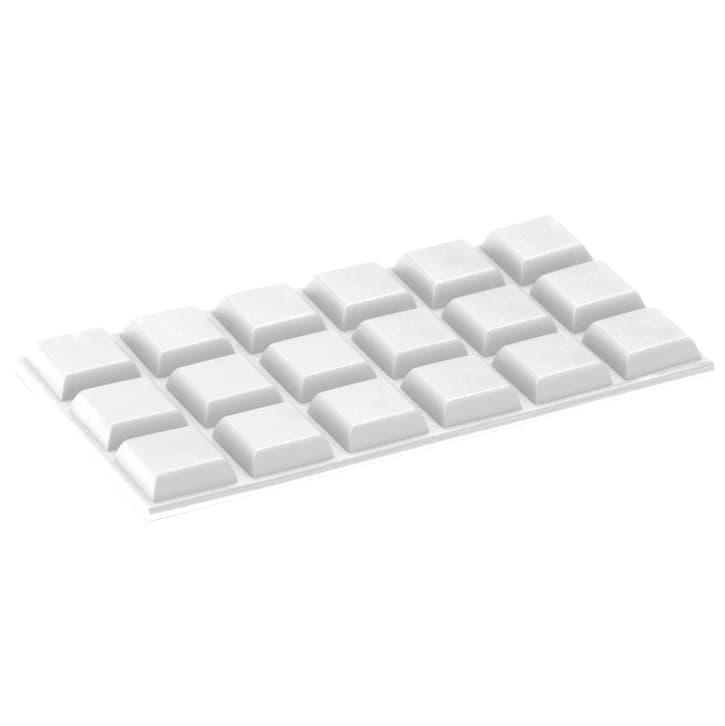 Paracolpo Adesivo Inofix 12 x 12 mm BIANC0 20 Confezione 18 Pezzi - 2