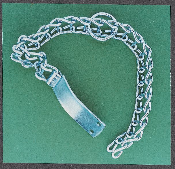 Collare per Cani Acciaio Zincato 35 cm Pl 6 Pezzi - 2