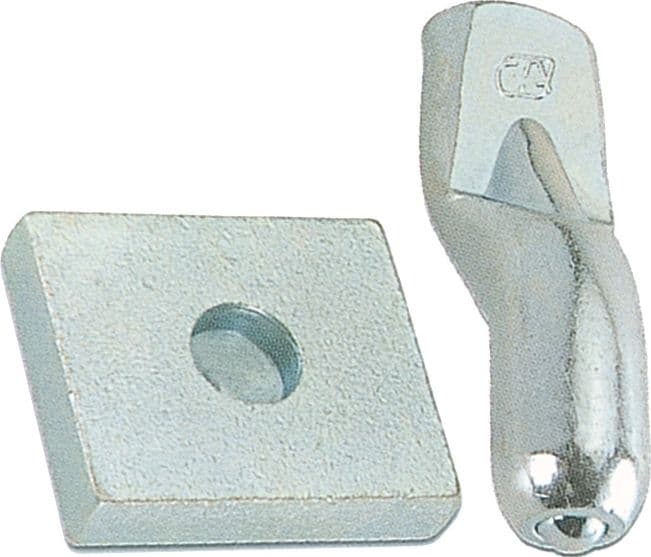 Bs Piastra con Perno per Cardine Ø 20 mm Acc Zin Combi Arialdo 5 Bs - 2
