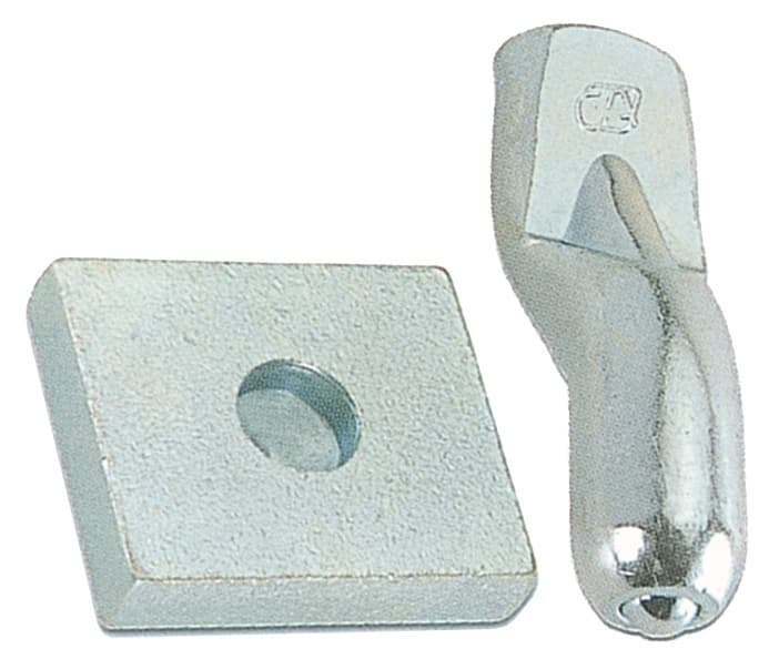 Bs Piastra con Perno per Cardine Ø 20 mm Acc Zin Combi Arialdo 5,0 Bs - 2